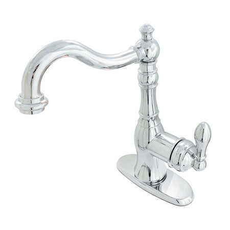 FAUCETURE Single-Handle Bathroom Faucet W/ Push Pop-Up, Chrome FSY7701ACL